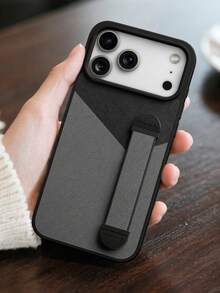 1件可攜式支架手機殼，相容於 Apple 17 Pro Max，附可伸縮腕帶支架的 Apple 17 手機殼，附智慧型手機支架的 Apple 手機殼，防摔手機殼相容於 Galaxy S26 Ultra、S25 Ultra，時尚手機保護殼相容於 Android 智慧型手機，超實用 Honor 保護殼手機配件相容於 Honor 400/400 LITE，復古 Apple 17 Pro 手機殼獨特創意設計，適合閱讀，Apple 13 手機殼 - 灰色 - 查看 1