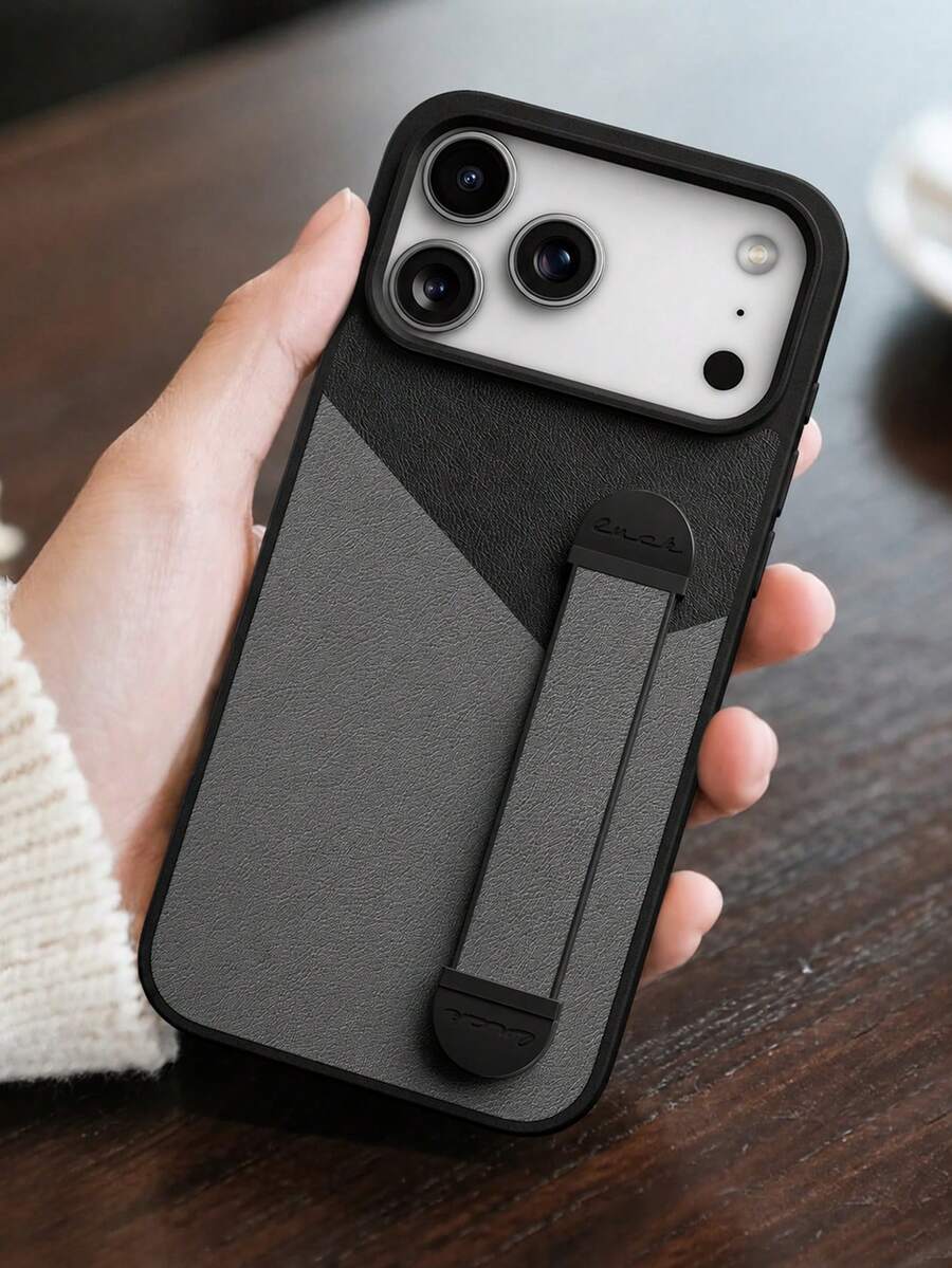 1件可攜式支架手機殼,相容於 Apple 17 Pro Max,附可伸縮腕帶支架的 Apple 17 手機殼,附智慧型手機支架的 Apple 手機殼,防摔手機殼相容於 Galaxy S26 Ultra、S25 Ultra,時尚手機保護殼相容於 Android 智慧型手機,超實用 Honor 保護殼手機配件相容於 Honor 400/400 LITE,復古 Apple 17 Pro 手機殼獨特創意設計,適合閱讀,Apple 13 手機殼 - 灰色 - 查看 1