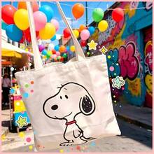 1pc Snoopy Waterproof Makeup Bag Travel Cosmetic Organizer Back To School/Birthday/Holiday Gift - View 3