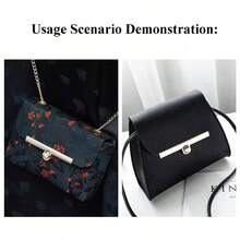 1Pc/2/3/4/5Pcs Long Rotating Metal Clasp Lock, Multi-Color Matte Twist Lock, DIY Handmade Leather Goods Clutch Bag Modification Hardware Accessories - Multicolor - View 10