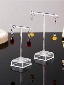 Estante de almacenamiento giratorio de 16 ganchos de calidad mejorada, con espaciado inferior ajustable. Se puede usar como estante para llaves/estante de exhibición para almacenar llaves, gafas, o como estante de joyería de escritorio con bandeja para almacenar collares, adecuado para la temporada de regreso a la escuela - Alta calidad - Ver 7