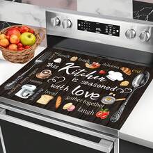1pc Kitchen-Themed Diatomaceous Earth Kitchen Counter Mat, Highly Absorbent, Suitable For Tableware, Coffee Machine, Microwave, Etc. Fashionable Watercolor Design, Ideal Choice For Modern Kitchen. - Multicolor - View 14