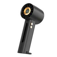 1800mAh USB Rechargeable Handheld Fan That Is Compact And Portable, Summer Cooling Suitable For Desktop Use. It Features Adjustable Wind Speeds From 1 To 100 And Displays Battery Levels, Making It Convenient For Travel And Outdoor Activities. - 手持 - 查看 14