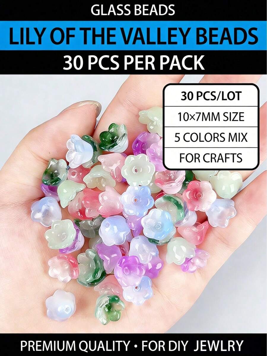 Glass Faux Jade Pendant Vintage Style Loose Beads DIY Handmade Hair Stick Hair Accessories Bracelet Hanfu Clothing Jewelry Making Supplies