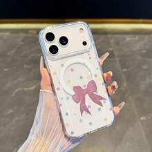[24h Versand aus DE/FR/ES] Apple 17 16 15 22 23 24 25 Galaxy Handyhülle: Stern mit Schleife Handyhülle, kompatibel mit kabellosem Laden, weich im Griff, magnetische Hülle, geeignet für iPhone 17 Pro Max/17 Air/16/15/14 PLUS/13/12/11, Galaxy A56/A55/A54/A36/A35/A26/A25/A16/A15/A06/S25 Ultra/S24 FE/S23 PLUS/S22. Schleife Weihnachtsgeschenk Handyhülle stoßfester Schutz - A - Übersicht 9
