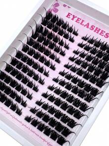 144pcs Spikes Manga Lash Clusters Manga Eyelash Clusters Anime Cluster Eyelash Extensions Clusters Lashes Natural Look Eyelashes Fairy Lash Clusters Manga Individual Lashes For Beginners,Extensions False Lashes DIY At Home - C - View 4