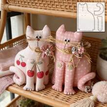 1pc Cute Cat Sewing Pattern Embroidery & Sewing Template - Durable Patchwork Tool, PET Template Precise Cutting Tool, Suitable For Beginner Sewing Patterns, Suitable For Positioning And Tracing Sewing Templates, Handmade Craft Cutting Tool - Classic - View 7