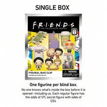 Monogram Warner Bros Friends Officially Licensed Blind Bag Keychain (1PC)-3D Foam Blind Box Figure Bag Clip&Charm Zipper Pull Keyring Backpack Accessories Collectible Gift - Multicolor - View 5