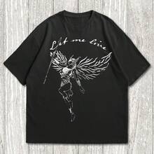 T-shirt Veronica, Claire Redfield Let Me Live Valkyrie, Maglietta 2027, Codice: Veronica Tee, Biohazard. - nero - Visualizzare 1