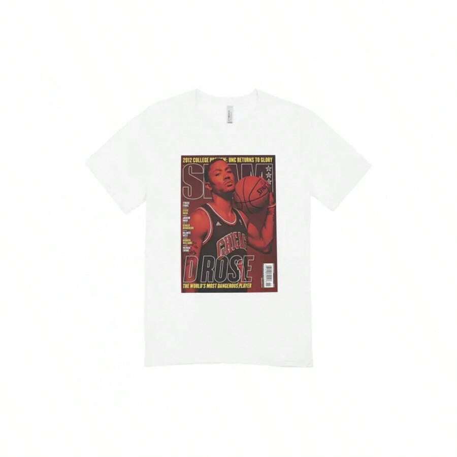 Camiseta Derrick Rose SLAM Cover - Blanco - Ver 1