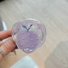 3D Cherry Fruit Stand Compatible With MagSafe Magnetic Phone Case Desktop Slouchy Tool Creative Resin - Multicolor - View 8