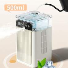 RAF Home USB Cooling Fan, Compact Fan With 3000mAh Lithium Battery, Suitable For Bedroom, Designed To Lower Temperature Like An Air Conditioner, Featuring Multi-Function Cooling, Quiet Operation And Water/Ice Addition For Enhanced Mist Function - Desk Fan - View 9