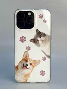 GIIPPA 1pc Customized Pet Photo Phone Case, Personalized Custom Image Phone Case, Suitable For IPhone 17/16/15/14/13/12/11 Pro Max Air Phone Case, Customized Image Phone Case, Back To School Gift, Back To School Season Gift, Graduation Gift, Vacation Gift, Anniversary Gift, Valentine's Day Gift, Birthday Gift, Wedding Gift, Mother's Day Gift, Father's Day Gift, Best Friend Gift, Gift For Boyfriend, Gift For Girlfriend - Multicolor - View 5