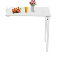 Klapptisch 1 Stück 75x40cm Robuste Wand montiert platzsparend E0 Grade Solid Plyboard Modern Weiß Rechteck Dickes Panel Leicht zu reinigen Multi Use Schreibtisch für Essen Studie Arbeit Haus Kleines Zimmer - Standard - Übersicht 9