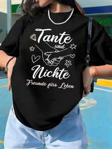 T-shirts pour femmes - Noir - Voir 1
