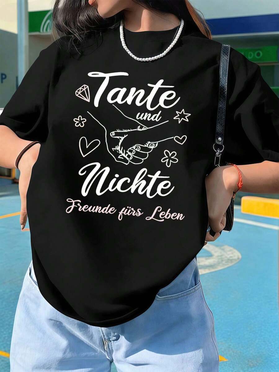T-shirts pour femmes - Noir - Voir 1