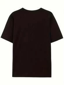 Camiseta de Mujer con Estampado de la Bandera de México - Poliéster Suave, Manga Corta, Cuello Redondo, Camiseta Casual de Verano con Estampado "MEXICO" - Negro - Ver 2