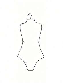 Vigour Summer Nightgown Hanger, Swimwear Hanger | Shaping Iron, Suitable For Lingerie, Bikini And Pajamas | Foldable Mannequin, Used For Displaying Exquisite Designs, Lingerie Display - Multicolor - View 12