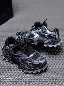 Children's Hiking Shoes/Children's Outdoor Anti-Slip Breathable Hiking Sports Shoes - Black - View 1