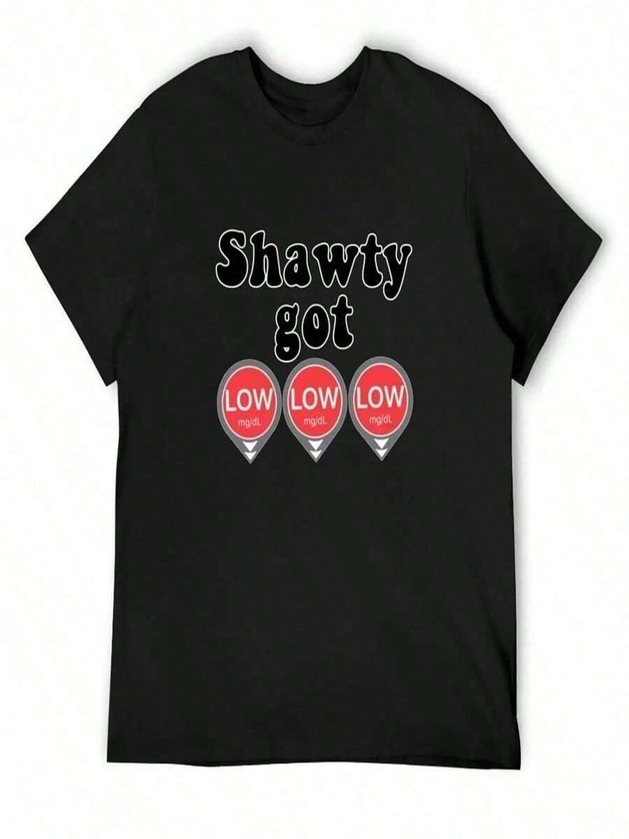 Plus Sizes - Plus Sizes - Women's Elegant Casual Crew Neck T-Shirt With Colorful And Fun Print For Spring - Black10 - View 1