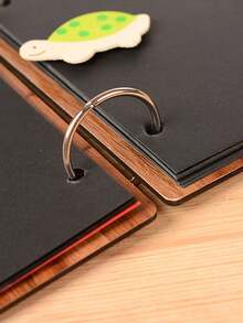 1pc Custom 6-Inch Photo Album, Hardcover Design, Vintage Handmade Album, Youth Keepsake Book, Graduation Photo Album, Suitable For Scrapbooking And Photo Collection At Weddings, Birthday Parties, And Other Occasions - Multicolor - View 3