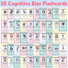 50 Cognitive Distortion Flashcards, Cognitive Bias Flashcards, Including Thinking Errors, Logical Fallacies And Psychological Traps, For Mental Health Awareness, Therapy And Mindfulness Practice - A - View 7