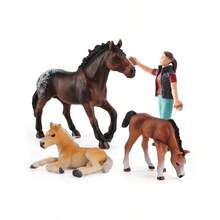 Realistic Farm Livestock Cattle Sheep Poultry Model Statue Desktop Decor Ornament - Multicolor - View 14