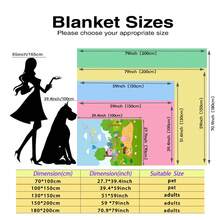 Hasbro Personalized Custom Text Anime Theme Flannel Blanket, Main Color Pink, Lively And Playful Design, Suitable As Bedroom Throw, Sofa Decor, Best Friend Gift, Birthday Gift, Tear-Resistant - Multicolor - View 8