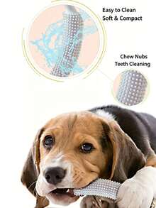 TPR Textured Cucumber Pet Chew Stick, Durable Bite-Resistant Teething & Dental Cleaning Toy For Dogs, Suitable For All Sizes, Boredom Relief/Teeth Cleaning - Multicolor - View 11