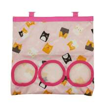 1pc Polyester Material Cartoon Fruit & Vegetable Pattern Small Pet Feeding Bag, Hay Bag, Hanging Bag Suitable For Rabbit, Guinea Pig, Mole Feeding Decoration Pet Cage, Multiple Sizes And Colors Available, With Removable Hook, Machine Washable, All Season - View 6