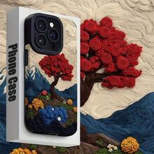 Funda para teléfono con diseño artístico de paisaje en 3D para  16/16 Plus/16 Pro/16 Pro Max/ 15/15 Plus/15 Pro/15 Pro Max/ 14/14 Plus/14 Pro/14 Pro Max/ 13/13 Pro/13 Pro Max/ 12/12 Pro/12 Pro Max/ 11/11 Pro/11 Pro Max, a prueba de golpes, resistente a la suciedad, cobertura total. - Estilo 1 - Ver 2