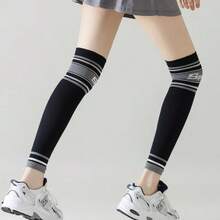 Women Leg Warmers Professional Running Rope Skipping Fitness Pilates Socks Foot Cover Knee High Socks Thigh High Stockings - Multicolor - View 7