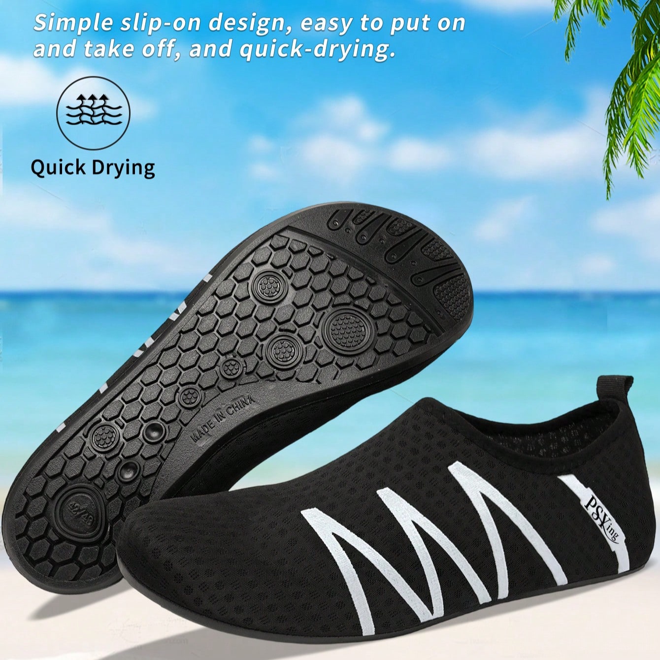 Scarpe da acqua unisex, scarpe da spiaggia, scarpe da surf, scarpe da nuoto; adatte per la navigazione e le immersioni. Morbide e confortevoli,