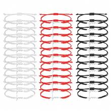 1/12/36pcs Wax Cord Braided Stainless Steel Cross Jesus Adjustable Bracelet Set, Suitable For Family, Friends, Couples As Gifts And Daily Wear - Jesus Woven Bracelet - View 5