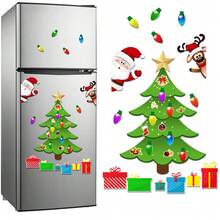 1pc Christmas Tree Snowman Magnetic Sticker, Christmas Fridge Magnet, Cabinet Door Decor Sticker, Christmas Tree Magnetic Sticker Santa Claus Magnetic Sticker, Holiday Decoration Magnetic Sticker, Magnetic Garage Door Sticker Holiday Party Car Magnetic Fridge Decoration Magnetic Sticker Waterproof, Holiday Decoration Party Atmosphere - View 14