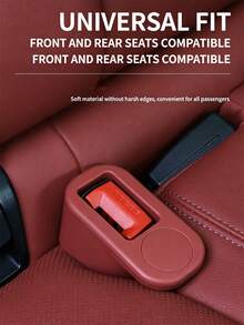 1pc Universal Car Seat Belt Socket Protector, Seat Belt Fastener, Silicone Plug Sleeve Fixer, Easy 1-Second Installation, Suitable For Sedan, SUV, Truck Locking Device, Universal Design Breaks Model Limitations, Uses Adaptive Slot Technology, Perfectly Compatible With Most Cars/Trucks - Multicolor - View 7