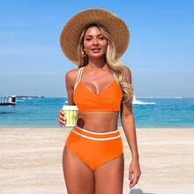 Wholesale Women's Two-Piece Bikini Sets - X262005藍色 - 查看 9