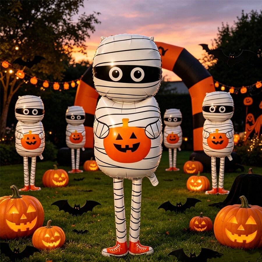 Halloween Balloons, Inflatable Giant Standing Ghost Witch Spider ...