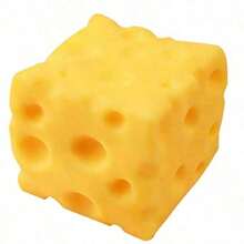 1 pieza Juguete antiestrés de bola de queso cuadrada ultra fina de 5-7cm, TPR/PU de rebote lento, juguete para aliviar el estrés, regalo de cumpleaños/Halloween, regalo perfecto para adolescentes - Multicolor - Ver 10