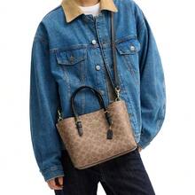Coach Mollie Series Vintage Ladies Shoulder Crossbody Handbag CV965IMQRX - Khaki and Black CV965IMQRX - View 2