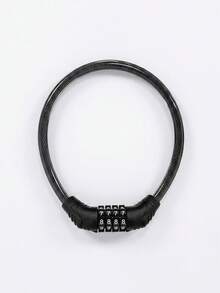 Gembok Kombinasi Baja dengan Fungsi Reset, Cocok untuk Anti Pencurian Sepeda, Struktur Kawat Baja/PVC, Desain Kata Sandi 4 Digit, Cocok untuk Sepeda Gunung, Sepeda Balap, Sepeda Listrik, dan Sepeda Motor | Gembok Sepeda Kawat Baja - MultiWarna - View 19