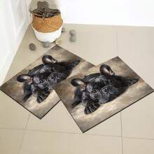 1pc Kitchen Floor Mat, Polyester Drainage Mat, Door Mat, Floor Mat, Suitable For Bedroom, Kitchen, Living Room, Entrance, Balcony, Home Decor, Coffee Shop, Bar, Holiday, Party, Holiday Gift, Foot Mat, Pet Mat, Bathroom Decor, Room Decor, Kitchen Decor - Multicolor - View 10