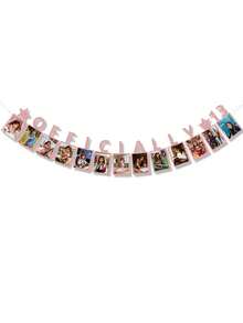 Decoraciones para fiesta de cumpleaños número 13 para niñas, pancarta de fotos de cumpleaños, pancarta de hitos de crecimiento para adolescentes, colgante de pared con cuerda y adhesivo para suministros de fiesta... - Ver 7