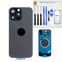 Para IPhone 16Pro Max/16Pro/16Plus/16 Cubierta Trasera de Vidrio de Batería Cubierta Trasera Material de Vidrio con Herramientas de Reparación + Tira Adhesiva de Sellado, Para Reemplazo y Reparación - Multicolor - Ver 6
