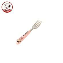 Cuchara de acero inoxidable auténtica de Snoopy con mango de cerámica, cuchara para sopa, tenedor, utensilios para arroz, tenedor para frutas - Ver 14