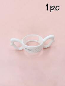 1pc/2pcs Customized Name Silicone Protective Case, Wide-Hole Grip, Lightweight And Soft, Personalized Wing Silicone Protective Case. - Style a - View 15