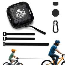 Fahrrad-Zugleine 2,5 m – automatische Rückholfunktion, bis 100 kg Belastbarkeit, aus robustem EPS-Material mit Edelstahlkarabiner, einfache Montage ohne Werkzeug, kompatibel mit MTB, E-Bike & Citybike – Schwarz, 80*80*31 mm, 94 g - Schwarz - Übersicht 10