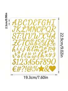 Stiker Huruf dan Angka Vinyl Perekat Diri, Cocok untuk Kotak Surat, Dekorasi Rumah, Papan Nama, Pintu, Stiker Huruf Berkilau, Scrapbooking, Gelas, Kerajinan Kotak Surat, Dekorasi Hadiah, Label Nama Huruf yang Dipersonalisasi, Stiker Logo, Stiker Botol Air Huruf - MultiWarna - View 10