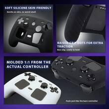 Funda de piel antideslizante extra gruesa compatible con el mando Steam 2, protector de mando RALAN 1 + 2 tapas de agarre personalizadas para el pulgar - Ver 5