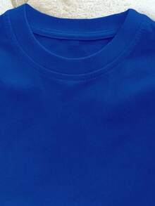 Short-Sleeved T-Shirt For Boys - Blue - View 5